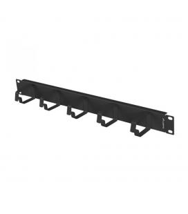 Organizador de cables lanberg 5 anillos 19 pulgadas negro