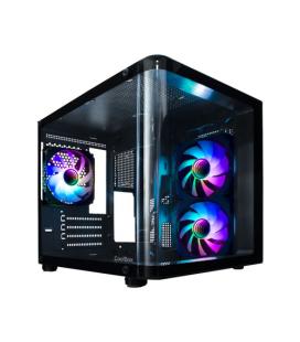 COOLBOX CHASIS MATX GM100 CRISTAL 3XVENT.ARGB