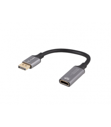 ADAPTADOR LANBERG 4K DISPLAYPORT MACHO/HDMI HEMBRA 20CM