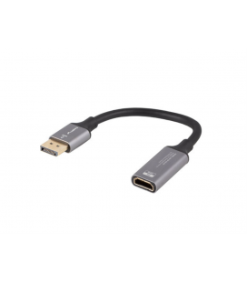 ADAPTADOR LANBERG 8K DISPLAYPORT MACHO/HDMI HEMBRA 20CM