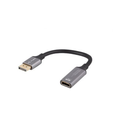ADAPTADOR LANBERG 8K DISPLAYPORT MACHO/HDMI HEMBRA 20CM