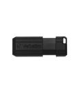 Verbatim PinStripe - Unidad USB de 64 GB - Negro