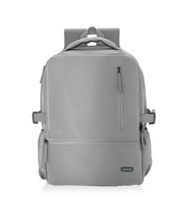 Mochila Aisens ASBG-BP087-GR para Portátiles hasta 15.6"/ Impermeable/ Gris