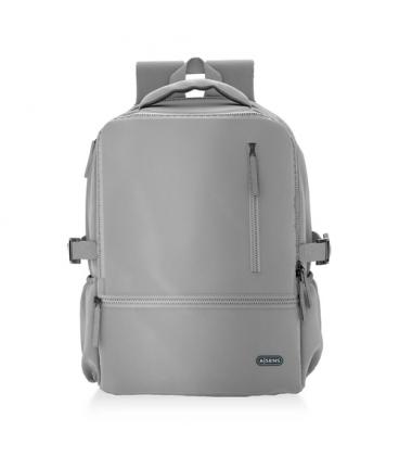 Mochila Aisens ASBG-BP087-GR para Portátiles hasta 15.6"/ Impermeable/ Gris