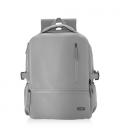 Mochila Aisens ASBG-BP087-GR para Portátiles hasta 15.6"/ Impermeable/ Gris