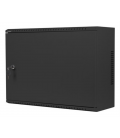 ARMARIO LANBERG MURAL RACK 19" 4U+3U/540X200 BAJO PERFIL NEGRO ENSAMBLADO