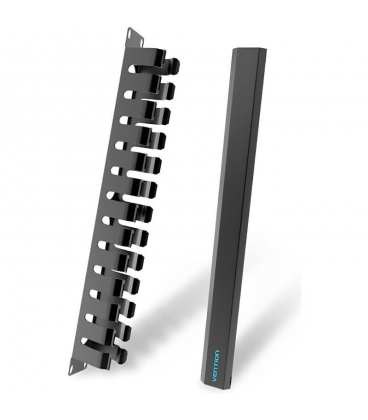 Organizador de cables de red vention khab0/ 24 puertos