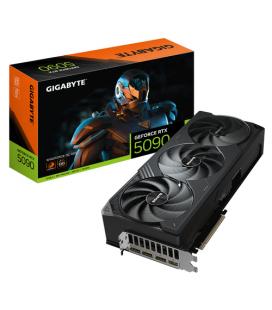 GIGABYTE GeForce RTX 5090 WINDFORCE OC 32G Tarjeta Gráfica - 32GB GDDR7, 512 bits, PCI-E 5.0, 2467MHz Frecuencia Base, 3 x DP 2.