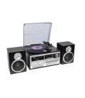 TREVI TT 1072 Dab - Sistema Tocadiscos Estéreo Bluetooth con Receptor Digital Dab/Dab+, Función Encoding, MP3, CD, USB, Aux, SD