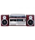 Trevi TT 1072 Dab - Sistema de Tocadiscos estéreo Bluetooth con Receptor Digital Dab/Dab+