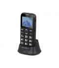 Trevi Sicuro 10 4,5 cm (1.77") Negro Teléfono para personas mayores