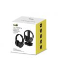 Trevi FRS 1580 TW Auriculares Inalámbrico y alámbrico Diadema TV Negro