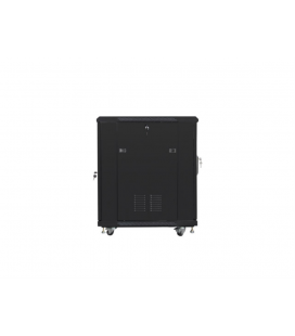 ARMARIO RACK LANBERG 19? 15U 600X800 FLAT PACK NEGRO PUERTA MALLA