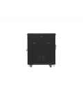 ARMARIO RACK LANBERG 19? 15U 600X800 FLAT PACK NEGRO PUERTA MALLA