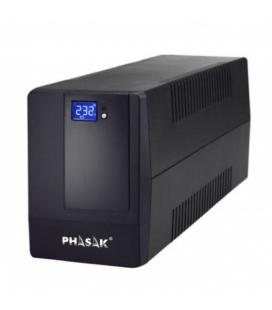 Sai línea interactiva phasak 1000 va lcd/ 1000va/ 4 salidas/ formato torre