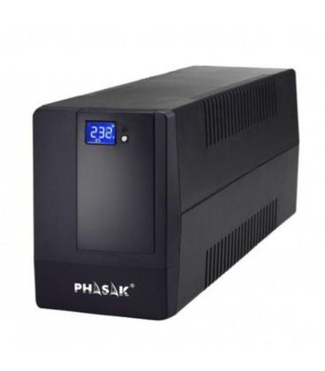 Sai línea interactiva phasak 1000 va lcd/ 1000va/ 4 salidas/ formato torre