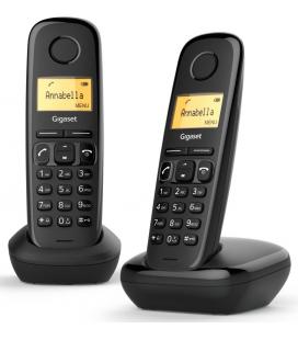 Teléfono inalámbrico gigaset a170/ pack duo/ negro - Imagen 1