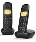 Teléfono inalámbrico gigaset a170/ pack duo/ negro - Imagen 1