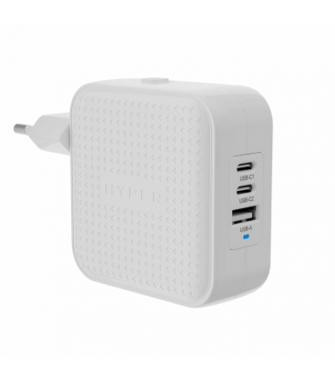 HYPER 70W USB-C GAN TRAVEL CHARGER (3C+1A) - WHITE