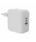 HYPER 70W USB-C GAN TRAVEL CHARGER (3C+1A) - WHITE