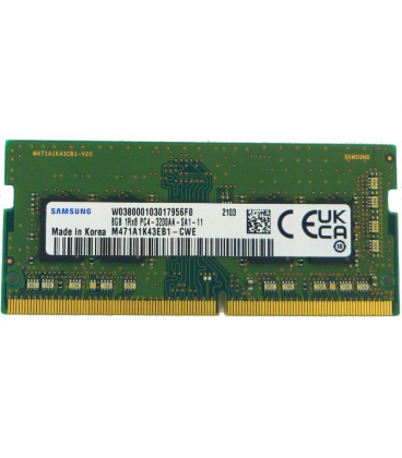 Memoria ram samsung m471a1k43eb1-cwe 8gb/ ddr4/ 3200mhz/ sodimm