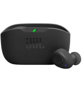 Auriculares bluetooth jbl vibe buds con estuche de carga/ autonomía 8h/ negros