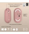 Logitech Pebble 2 M350s ratón Viajes Ambidextro RF Wireless + Bluetooth Óptico 4000 DPI