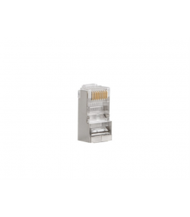 CONECTOR LANBERG CAT.6 FTP 8P8C PASS THROUGH TYPE PACK 100 UDS