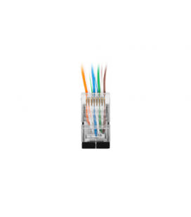 CONECTOR LANBERG CAT.6 FTP 8P8C PASS THROUGH TYPE PACK 20 UDS