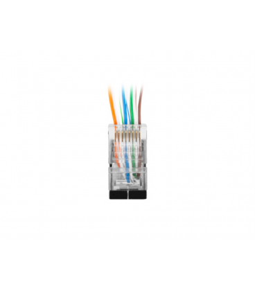 CONECTOR LANBERG CAT.6 FTP 8P8C PASS THROUGH TYPE PACK 20 UDS