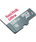 Tarjeta memoria micro secure digital sd xc + adaptador sandisk - 128gb - clase 10 - sdxc - 100mb - s