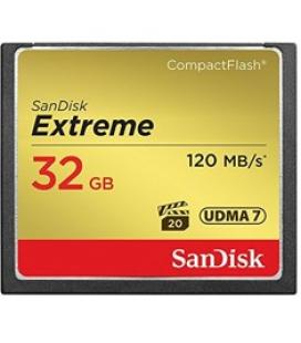 Tarjeta memoria sandisk compact flash 32gb extreme 120mb - s