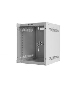ARMARIO LANBERG MURAL 6U 280X310 RACK 10" FLAT PACK GRIS PUERTA CRISTAL