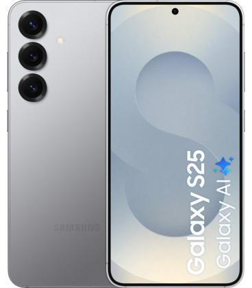 Smartphone Samsung Galaxy S25 12GB/ 256GB/ 6.2"/ 5G/ Gris