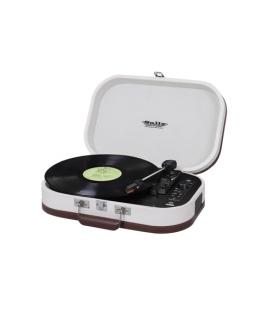 Trevi TT 1020 BT Tocadiscos de tracción directa Beige Semiautomático