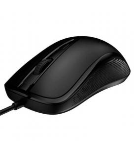 Nilox MOUSB1014 Ratón con Cable USB 2400DPI Negro
