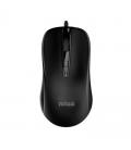 Nilox MOUSB1014 Ratón con Cable USB 2400DPI Negro