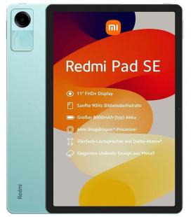 Tablet xiaomi redmi pad se 11'/ 8gb/ 256gb/ octacore/ verde menta