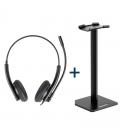 Iggual kit auriculares enc3030 + soporte sa22