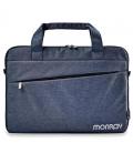 Monray maletin charter 15,6" azul jaspeado