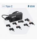 iggual CUA-C-8T-65W adaptador e inversor de corriente Interior Negro