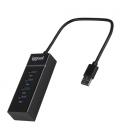 iggual Hub USB-A 3.0 x 4 puertos HUB-A-4p