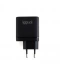 iggual IGG318430 cargador de dispositivo móvil Teléfono móvil, Batería portátil, Smartphone, Reloj inteligente, Tableta Negro Co