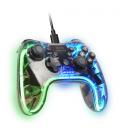 Mars Gaming MGP-C, Gamepad Profesional Neón RGB, Vibración Háptica Dual, Joysticks Analógicos, Mando para PC, Switch, PS3, Raspb