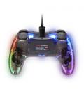 Mars Gaming MGP-C, Gamepad Profesional Neón RGB, Vibración Háptica Dual, Joysticks Analógicos, Mando para PC, Switch, PS3, Raspb