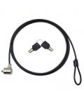 Nilox cable de seguridad doble llave 1.8 m, negro