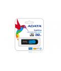 ADATA DashDrive UV128 128GB unidad flash USB USB tipo A 3.2 Gen 1 (3.1 Gen 1) Negro, Azul