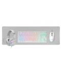 Mars Gaming MCP-RGB3, Pack Gaming Teclado Fixed RGB + Ratón Gaming RGB Flow 3200 DPI + Auriculares Over-Ear RGB + Alfombrilla XX