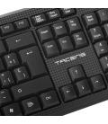 Tacens Anima AK0PT - Teclado Profesional de membrana, ecológico,layout portugués, negro