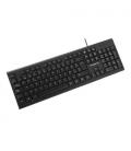 Tacens Anima AK0PT - Teclado Profesional de membrana, ecológico,layout portugués, negro
